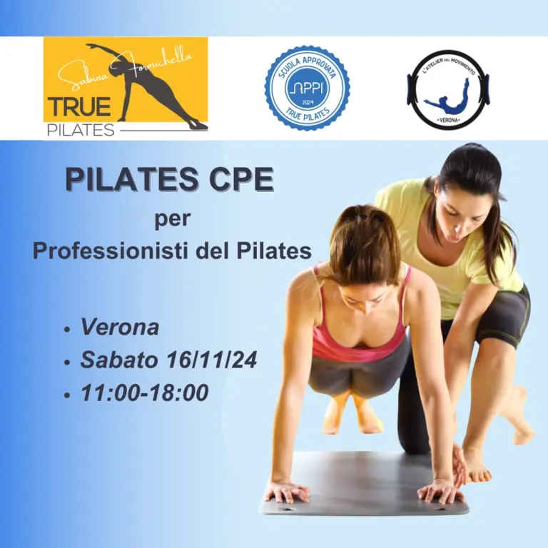 Corso annuale di formazione continua True Pilates® per insegnanti