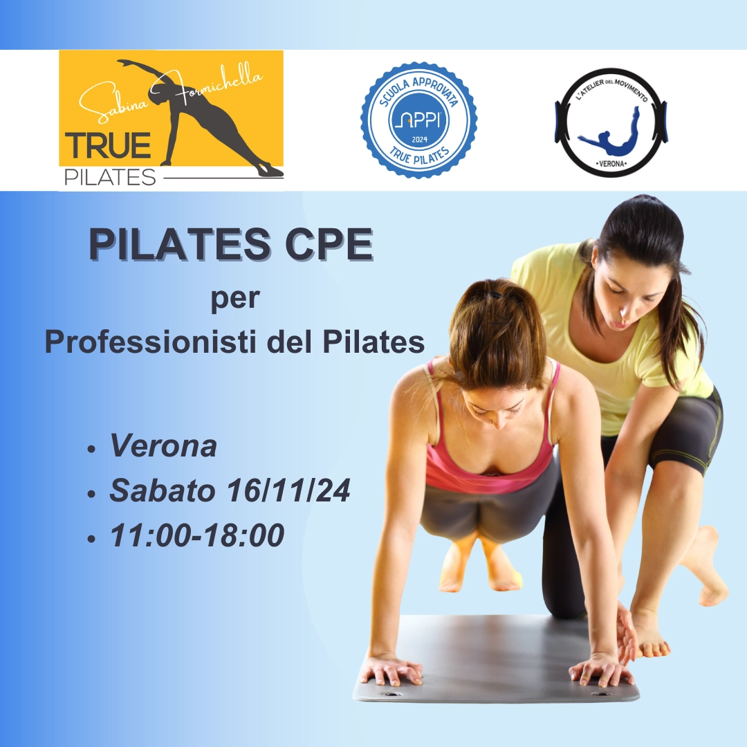 Corso annuale di formazione continua per professionisti del Pilates True Pilates® CPE