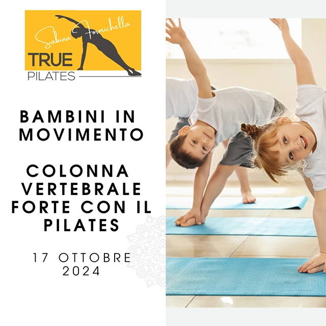 Masterclass True Pilates Agrigento dedicata ai bambini