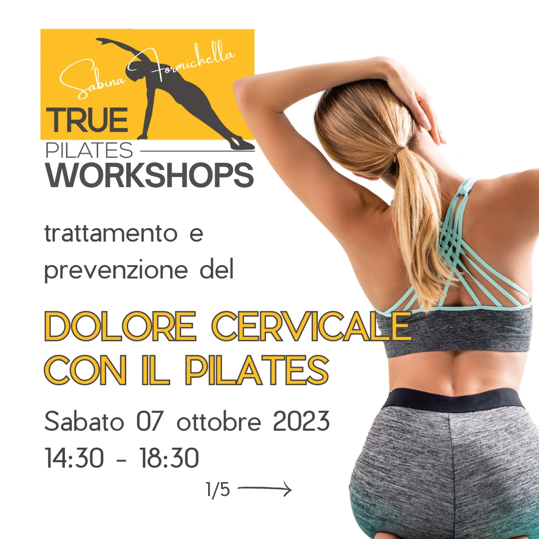 Workshop True Pilates sul trattamento e prevenzione del dolore cervicale immagine 1