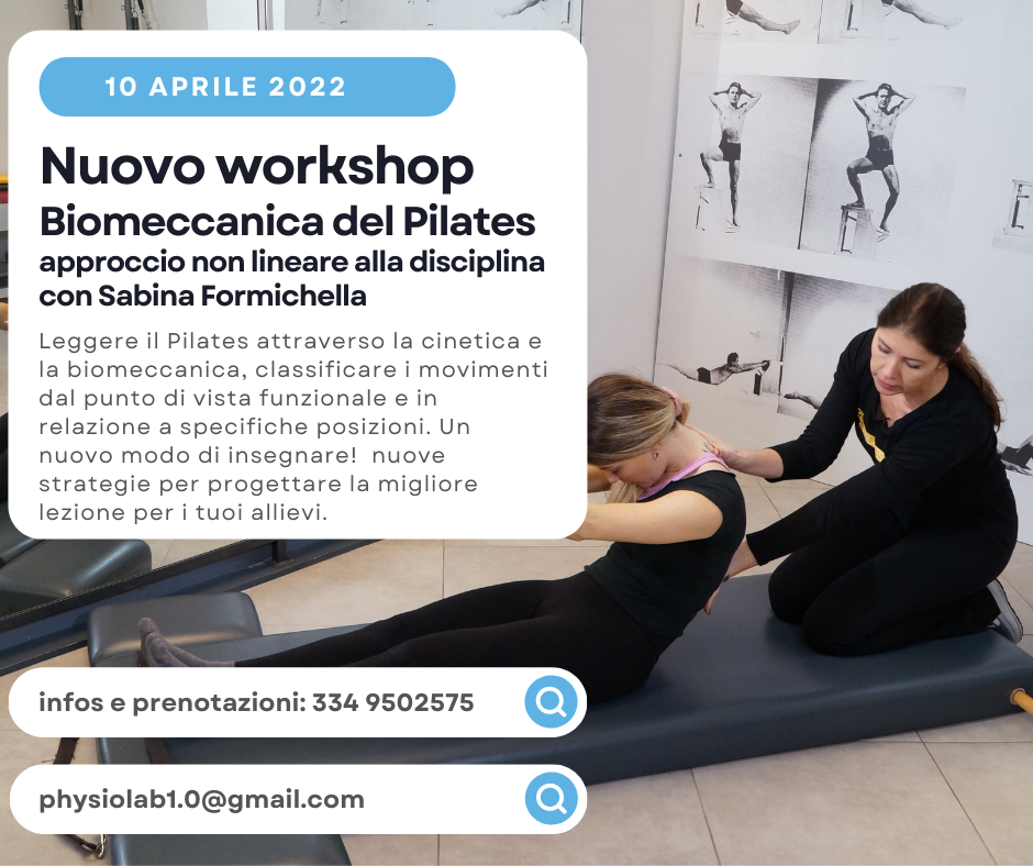 Biomeccanica del Pilates approccio non lineare con Sabina Formichella