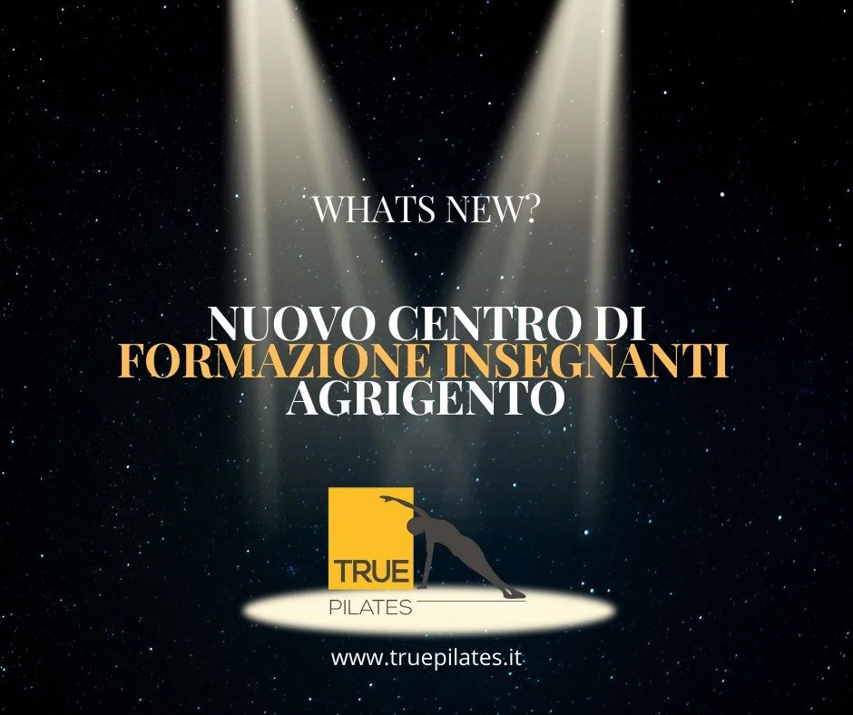 True Pilates Agrigento nuovo centro di formazione per insegnanti Pilates