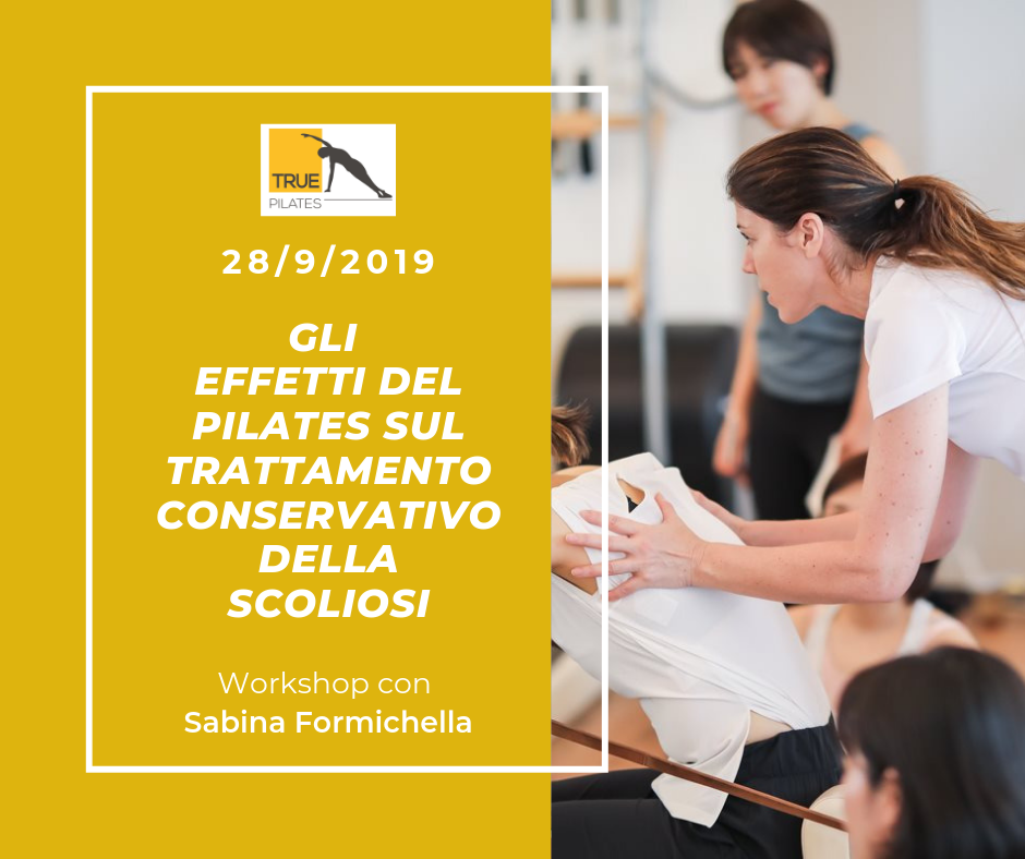 Workshop Pilates scoliosi con Sabina Formichella